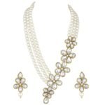 Peora Crystal Faux Pearl Necklace & Jewelry Set Gift for Women - Fast Shipping to USA & Canada
