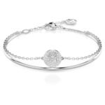 Swarovski Sublima Bangle, White, Rhodium Plated - Fast Shipping to USA & Canada
