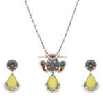 NAITRI | Handcrafted Traditional Necklace Set with Earrings - Fast Shipping to USA & Canada