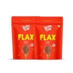 Yogabar FlaxSeeds 500g (250g*2, Pack of 2) | Buy 1 Get 1 Free | Rich in Omega-3 & Antioxidants | Supports Skin Health, Gut Health & Weight Management | Superfood for Healthy Eating | Healthy Snacks for Weight Loss - Fast Shipping to USA & Canada