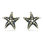 Swarovski Idyllia stud earrings, Starfish, Small, Multicolored, Gold-tone plated - Fast Shipping to USA & Canada