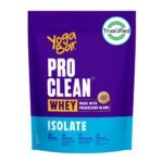 Yogabar ProClean Whey Protein Isolate 750g | 30g Protein per Serve | Unflavoured Whey Protein Powder | Clean & Light | Patented & Clinically Tested Pro-Absorb Blend - Fast Shipping to USA & Canada