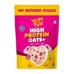 Yogabar Highest Protein Oats 350g | Fruits Nuts Seeds | 23g Protein | Complete Protein Blend Whey + Soy | With Probiotics for Better Absorption | Fiber-Rich | Helps in Weight Management - Fast Shipping to USA & Canada