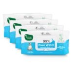 Mother Sparsh Unscented 99% Pure Water (Unscented) Baby Wipes, 72 Baby Wipes, Blue (Pack of 4) - Fast Shipping to USA & Canada