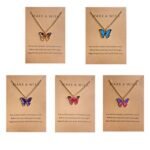 Shining Diva Fashion 5-6 Pcs Latest Stylish Butterfly Jewellery Necklace Set for Women Pendant Necklace Gifts for Girls - Fast Shipping to USA & Canada