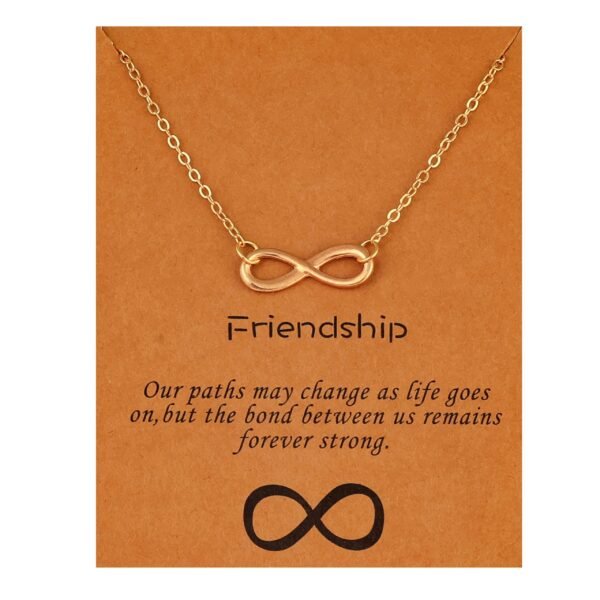 Fashion Frill Exclusive Infinite/Infinity Gold Plated Pendant Necklace For Girls Women Women's Jewellery - Fast Shipping to USA & Canada