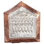 Nakoda Gold & Silver Sati Aasra Dev 3gm | Pure Silver with Copper & Lac | Maharashtrian Puja Article - Fast Shipping to USA & Canada