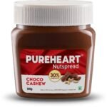 Pureheart Nut Spread Choco Cashew (100 gm) Nutty Chocolate Cashew Spread for Breakfast, Bread/Toast, Sandwich - Fast Shipping to USA & Canada