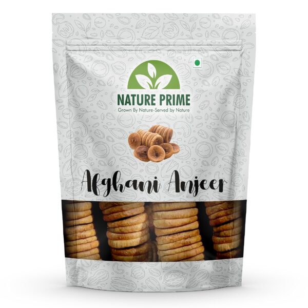 Nature Prime Afghani Anjeer - 500 gram | Dried Figs | Rich Source of Fibre, Calcium & Iron - Fast Shipping to USA & Canada