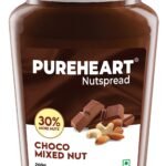 Pureheart Nut Spread Choco Mixed Nut (200 gm) Nutty Chocolate Spread for Breakfast, Delicious, Smooth & Creamy Snack - Fast Shipping to USA & Canada