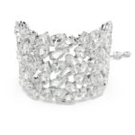 Swarovski Mesmera bracelet, Mixed cuts, White, Rhodium plated - Fast Shipping to USA & Canada