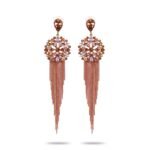 YouBella Jewellery Gifts Stylish Latest Western Ear rings Gold Plated Crystal Handmade Tassel Long Earrings for Girls and Women - Fast Shipping to USA & Canada
