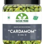 Nature Prime Premium Green Cardamom (Elaichi) 100 Gm - Bold 8mm Size, Aromatic Spice for Culinary Delights - Fast Shipping to USA & Canada