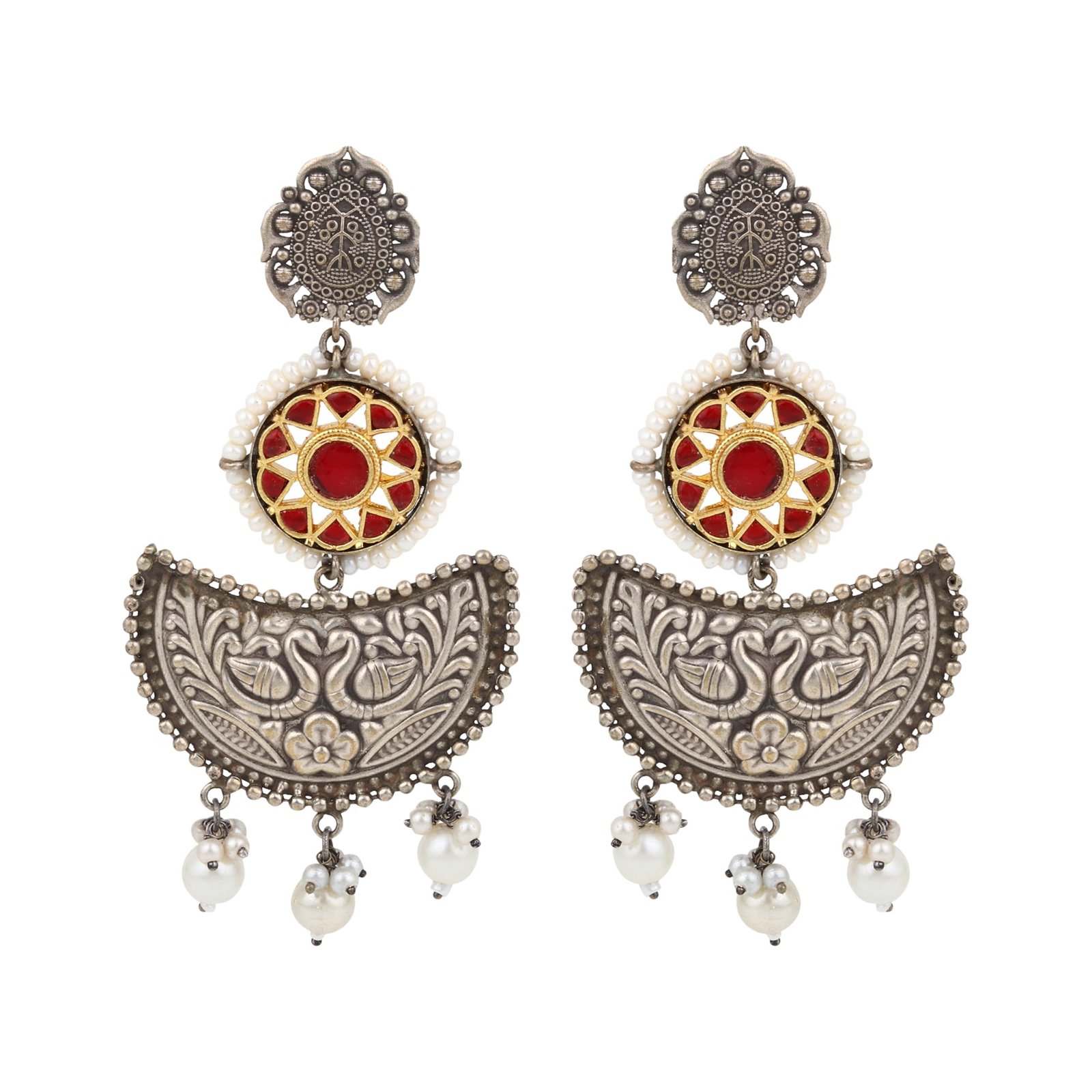 81LBZ1u35xL-1.jpg NAITRI | Handcrafted Traditional Earrings - Fast Shipping to USA & Canada - Image 1