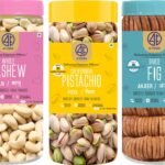 41 FOODS Premium Dry Fruits and Nuts Combo of Healthy Fresh Cashews Pistachios Figs Nutritious Delicious Crunchy Pista Kaju Anjeer 200Gm X 3 600Grams - Fast Shipping to USA & Canada