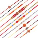 Fashion Frill Unisex Adult Rakshabandhan Rakhi For Brother Set Combo Of 10 (Rk033) - Fast Shipping to USA & Canada