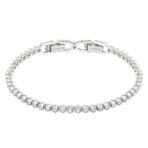 Swarovski Imber Emily bracelet, Round cut, White, Rhodium plated - Fast Shipping to USA & Canada