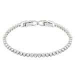 Swarovski Imber Emily bracelet, Round cut, White, Rhodium plated - Fast Shipping to USA & Canada