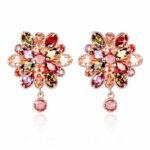 Valentine Gifts : YouBella Jewellery Valentine Collection AAA Swiss Zircon Earrings for Girls and Women - Fast Shipping to USA & Canada