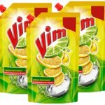 Vim Lemon Dishwash Gel, 125ml (Pack Of 3) - Fast Shipping to USA & Canada