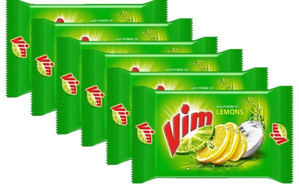 Vim Dishwash Bar, 80g (Pack of 6) - Fast Shipping to USA & Canada