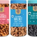 41 FOODS Premium Dry Fruits and Nuts Combo Healthy Fresh Almonds Walnuts Black Raisins Nutritious Crunchy Badam Akhrot Kali Kishmish 200Gm X 3 600Gm - Fast Shipping to USA & Canada
