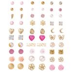 Fashion Frill Earrings For Women Fashion Butterfly Flower Studs Earrings For Women Girls Love Gifts Earrings Combo Set Jewellery 30 Pair of Earrings - Fast Shipping to USA & Canada