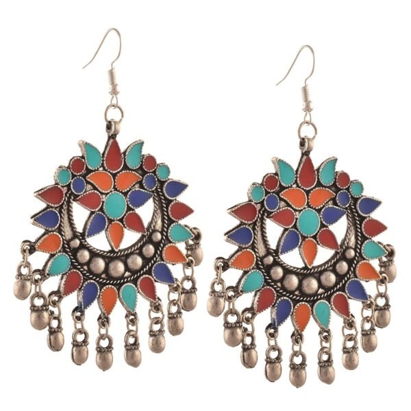 YouBella Jewellery Oxidised Afghani Tribal Earrings for Women Traditional Earrings for Girls - Fast Shipping to USA & Canada