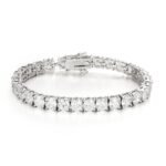 Ananth Jewels Somma 6mm Solitaire Tennis Bracelet with Swarovski Zirconia for Women - Fast Shipping to USA & Canada
