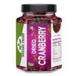Nature Prime Dried Cranberry I 250 Gram, Pack Of 1 I Dried Fruit, Berries, High Nutrient And Antioxidant No Added Preservatives - Fast Shipping to USA & Canada