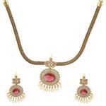 NAITRI | Handcrafted Traditional Necklace Set with Earrings - Fast Shipping to USA & Canada