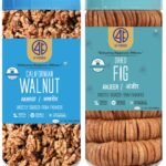 41 FOODS Premium Dry Fruits & Nuts Combo of Healthy Fresh Figs Walnuts | Nutritious & Delicious Akhrot Anjeer (200Gm X 2) 400GM - Fast Shipping to USA & Canada