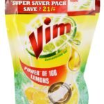 Vim Concentrated Gel - Lemon, 500ml Pouch - Fast Shipping to USA & Canada