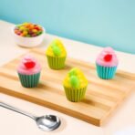 Sage & Herbs Shea Butter Cup Cake Soap - Fast Shipping to USA & Canada - Image 3