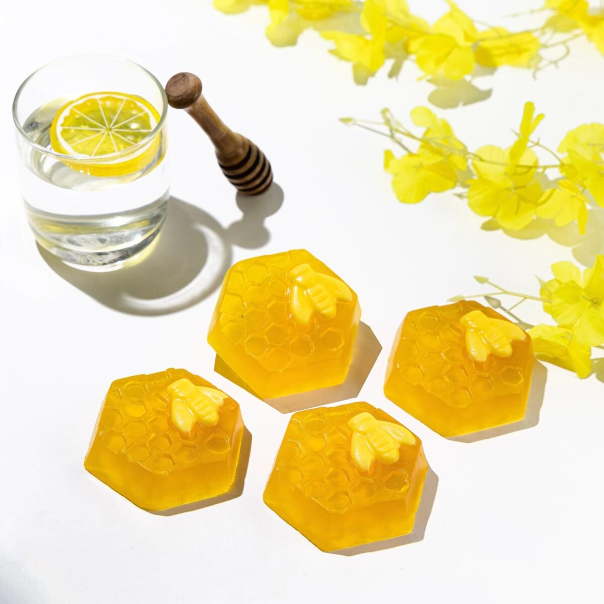 Sage & Herbs Honey Bee Soap (Glycerine) - Fast Shipping to USA & Canada - Image 3