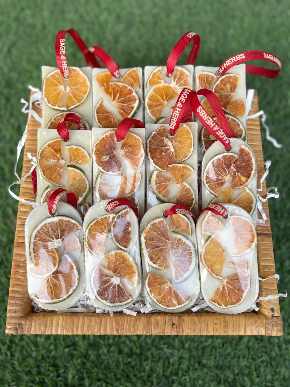 Sage & Herbs Orange Slice - Aroma Wax Sachet - Fast Shipping to USA & Canada - Image 4