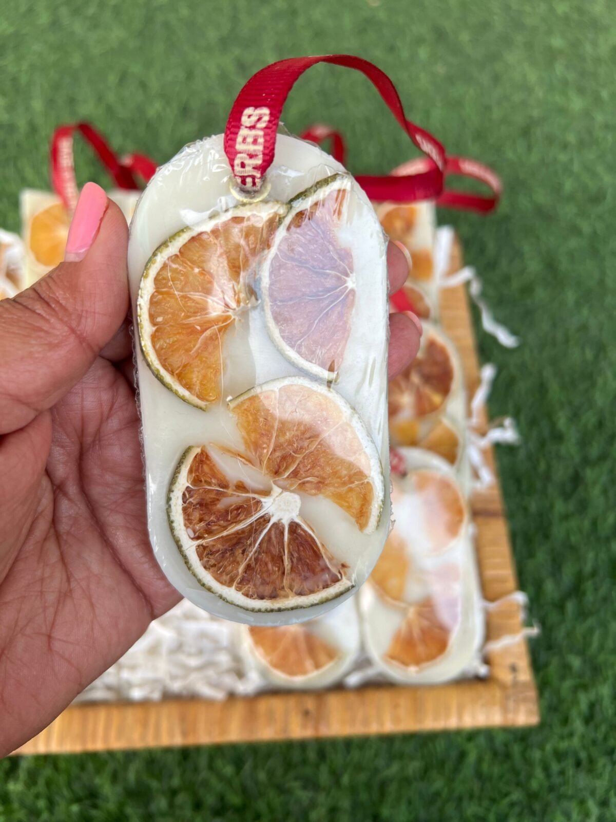 Sage & Herbs Orange Slice - Aroma Wax Sachet - Fast Shipping to USA & Canada - Image 3