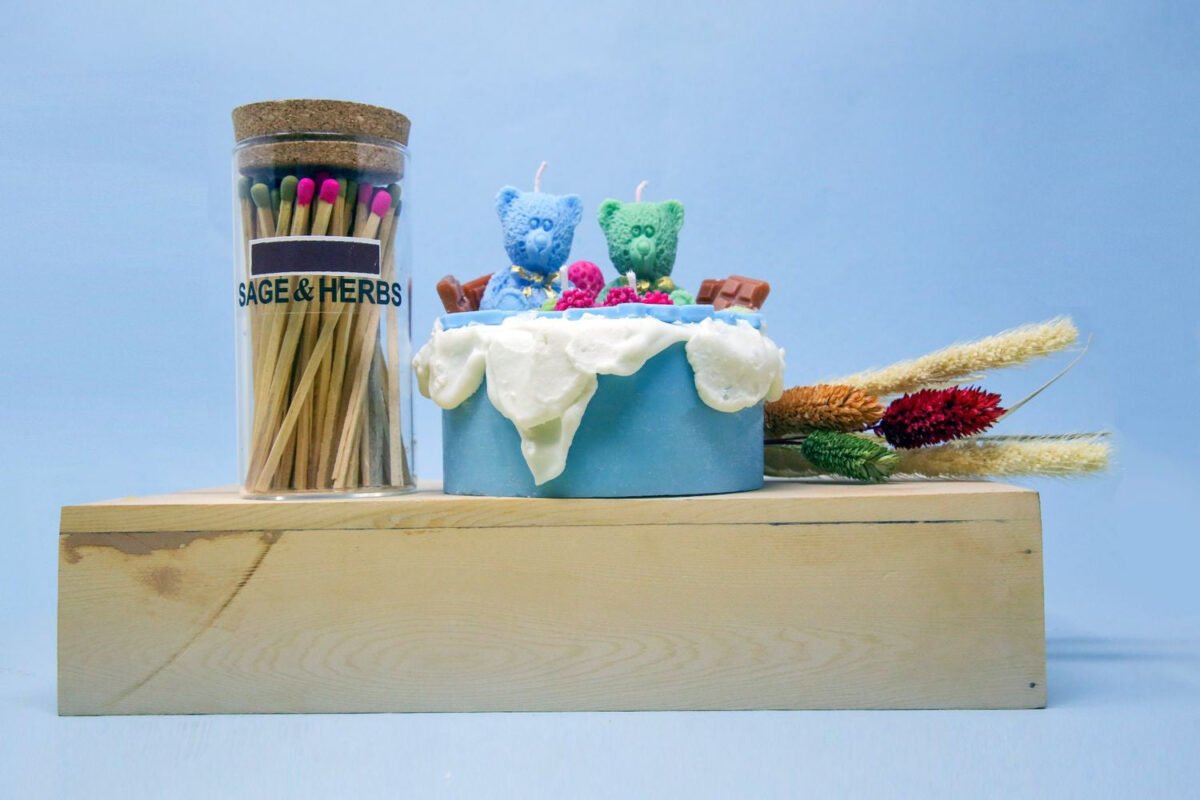 Sage & Herbs Birthday Cake Candles - Fast Shipping to USA & Canada - Image 2