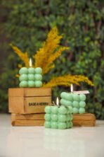 Sage & Herbs Bubble Candle - Fast Shipping to USA & Canada