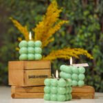 Sage & Herbs Bubble Candle - Fast Shipping to USA & Canada