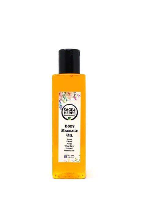 Sage & Herbs Body Massage Oil - Fast Shipping to USA & Canada