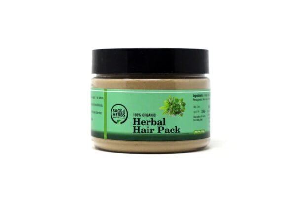Sage & Herbs Herbal Hair Pack Mask for Dry Hair - Fast Shipping to USA & Canada