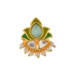 VOYLLA Forever More Floral Green Stone Enamelled Cocktail Ring|Enameled Ring For Women|Adjustable Ring|Wedding|Gift For Women| - Fast Shipping to USA & Canada - Image 2