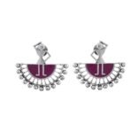 Voylla Warli Show Me Your Thumka Earrings Studs Earrings For Women|Enamel|Summer|Gift For Her|Oxidised| - Fast Shipping to USA & Canada - Image 5