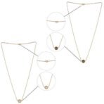 Brado Gold-Plated White & Black AD Pendant Combo (3) - Fast Shipping to USA & Canada - Image 7