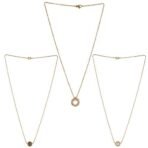 Brado Gold-Plated White & Black AD Pendant Combo (3) - Fast Shipping to USA & Canada - Image 2