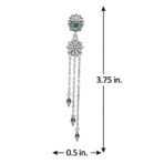 Voylla Mehrunisa Tassels Drop Earrings - Fast Shipping to USA & Canada - Image 4