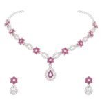 Brado Silver AD Pendant Necklace & Earrings - Fast Shipping to USA & Canada - Image 2