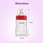 LuvLap Anti-Colic Wide Neck Feeding Bottle 150ml - Fast Shipping to USA & Canada - Image 7