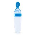 LuvLap Silicone Baby Food Feeder 90ml, Blue - Fast Shipping to USA & Canada - Image 2